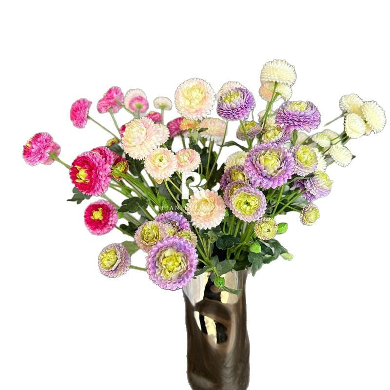 Small Ping Pong Daisy Daisy Artificial Flower